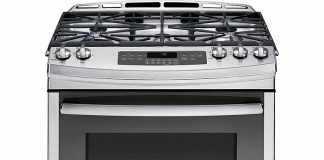 GE Jgs750Sefss slide-in gas range with convection