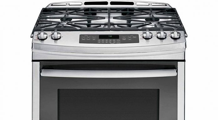 GE Jgs750Sefss slide-in gas range with convection